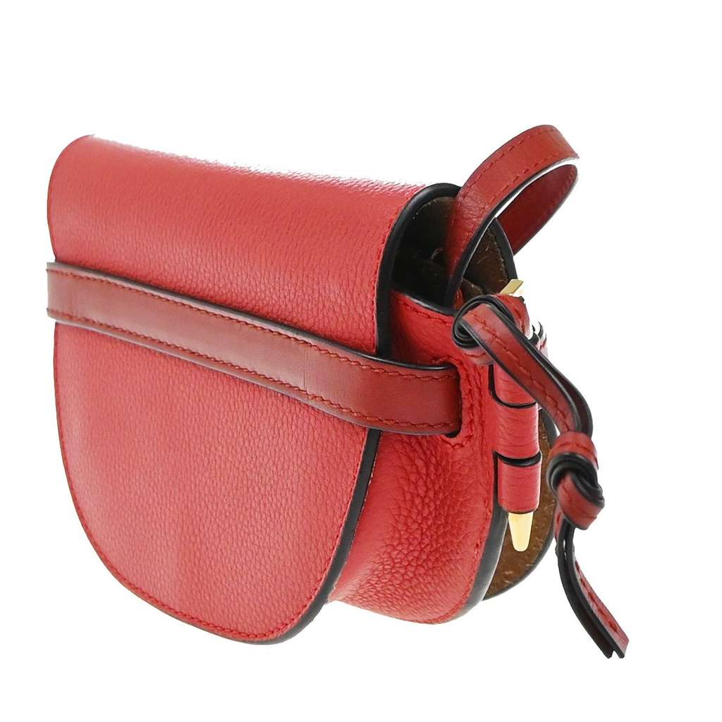 Loewe Gate Shoulder Bag Red Leather Good condition - Model View