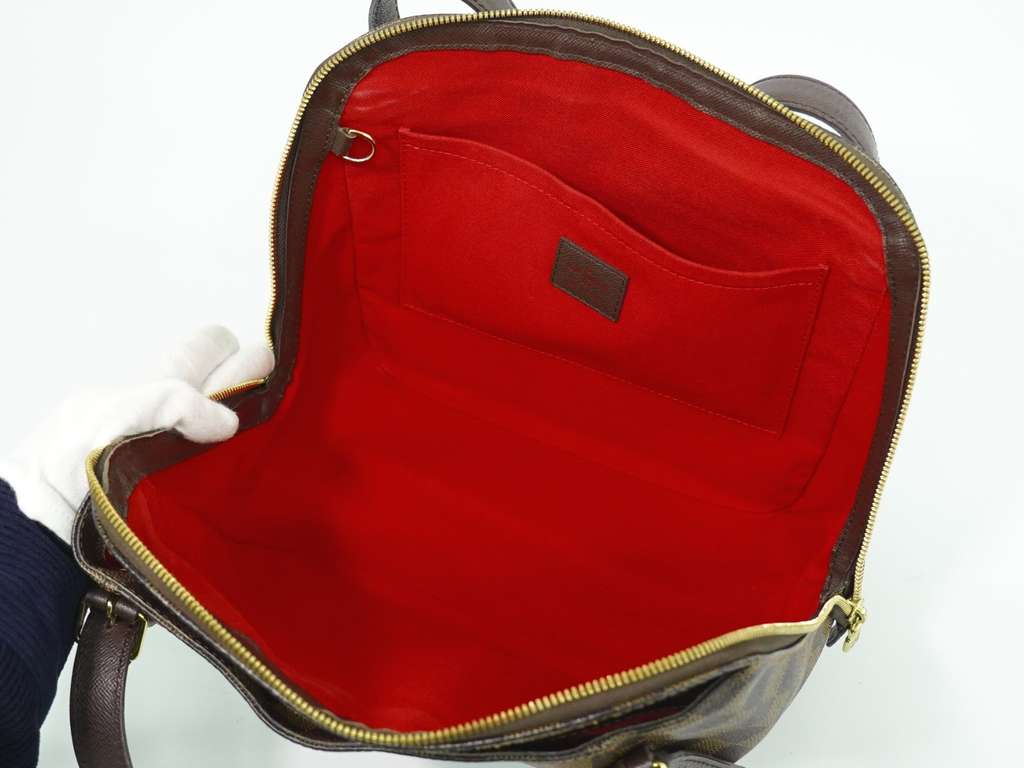 Louis Vuitton Belem Handbag Brown Canvas Good condition - Model View