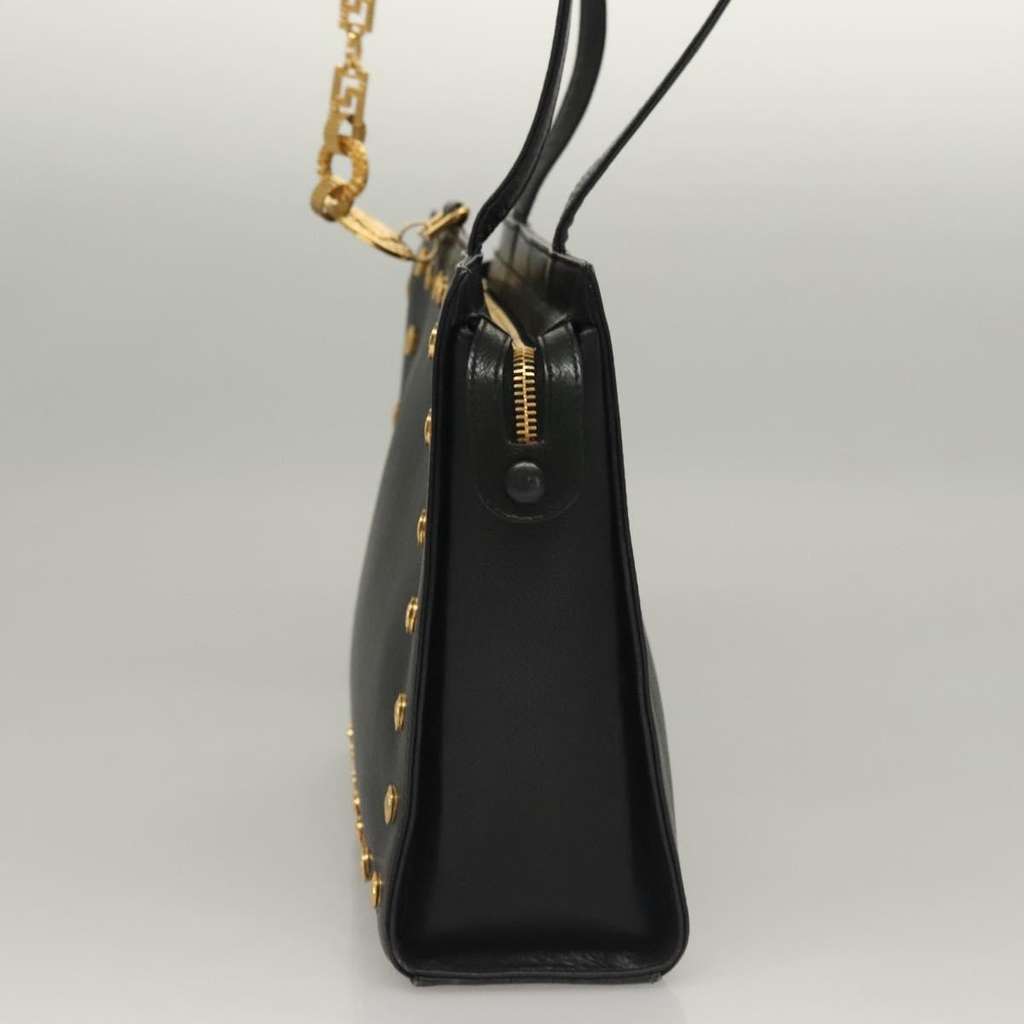 Versace Medusa Shoulder Bag Black Leather Good condition - Inside View