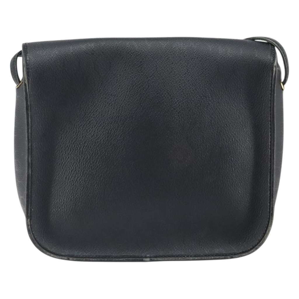 Christian Dior Vintage Honeycomb Shoulder Bag Black Canvas Good condition - Back View