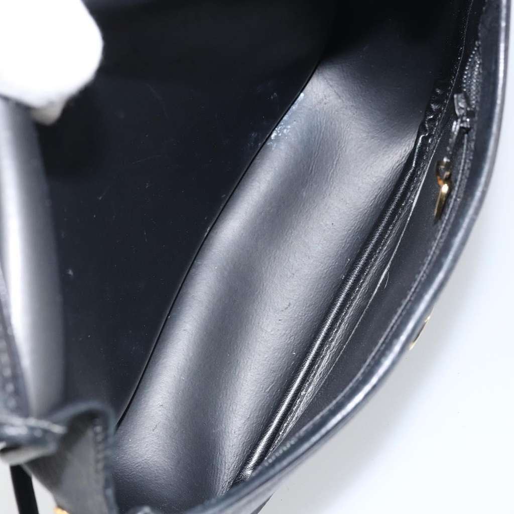 Christian Dior Vintage Honeycomb Shoulder Bag Black Canvas Good condition - Box View