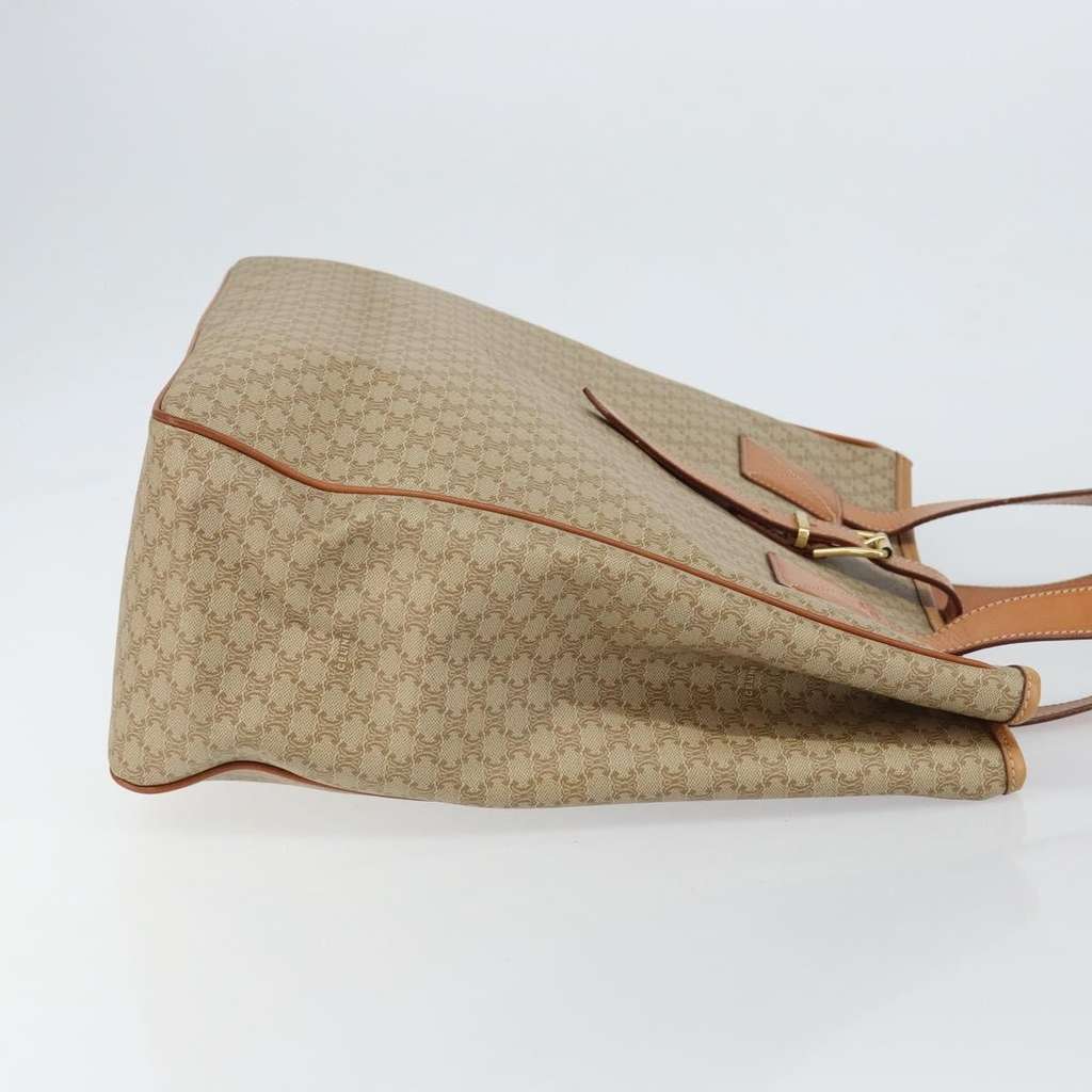 Celine Macadam Shoulder Bag Beige Canvas Good condition - Inside View