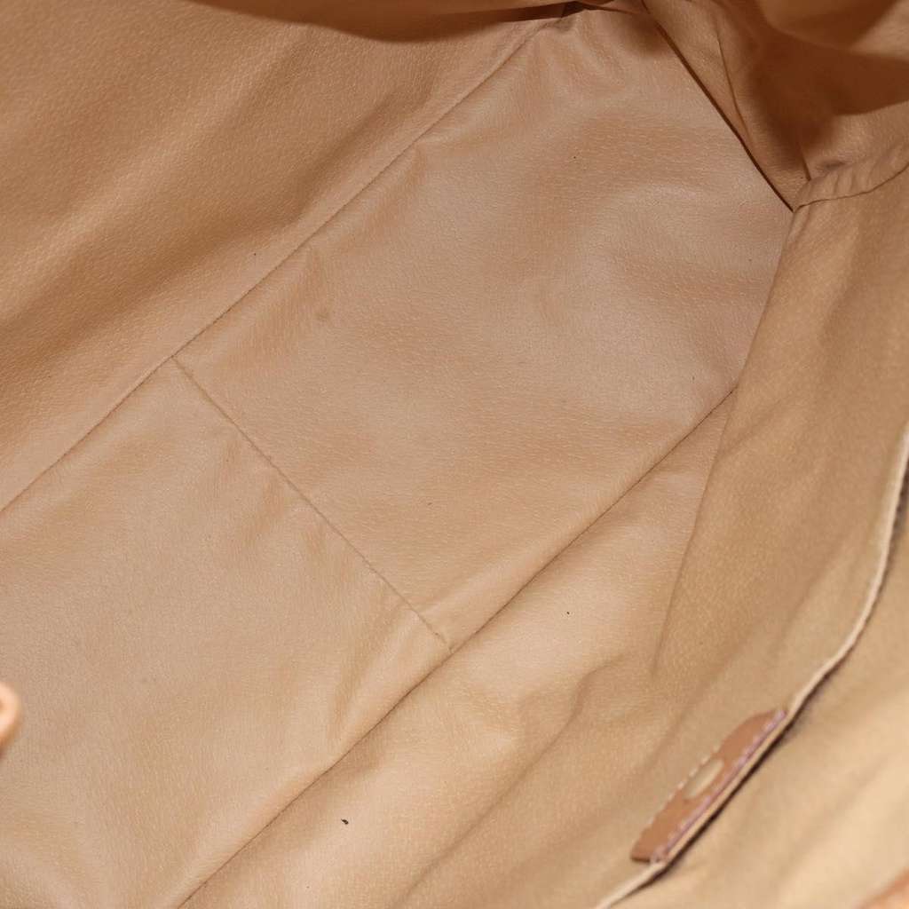 Celine Macadam Shoulder Bag Beige Canvas Good condition - Box View