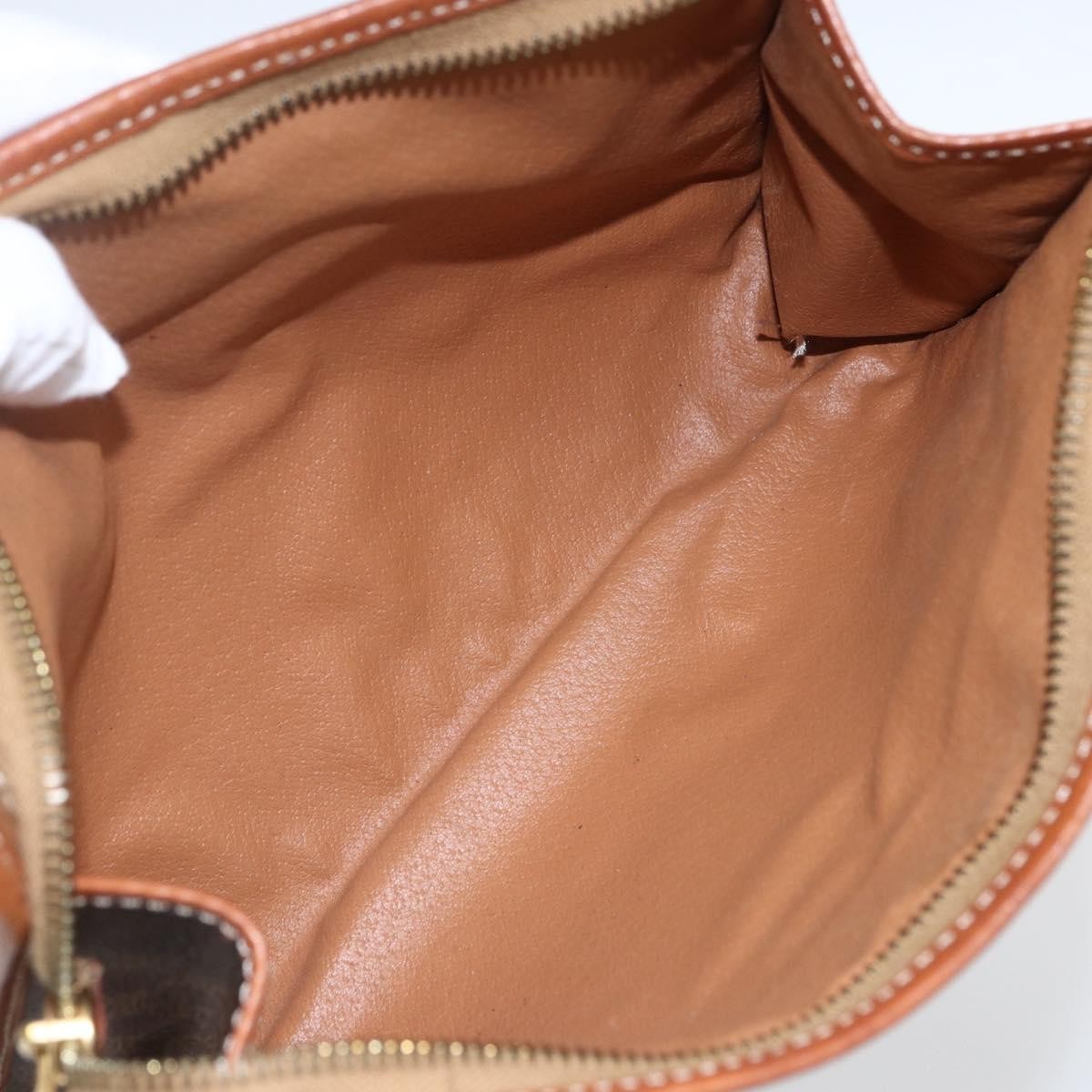 Celine Macadam Pochette Brown Canvas Good condition - Box View