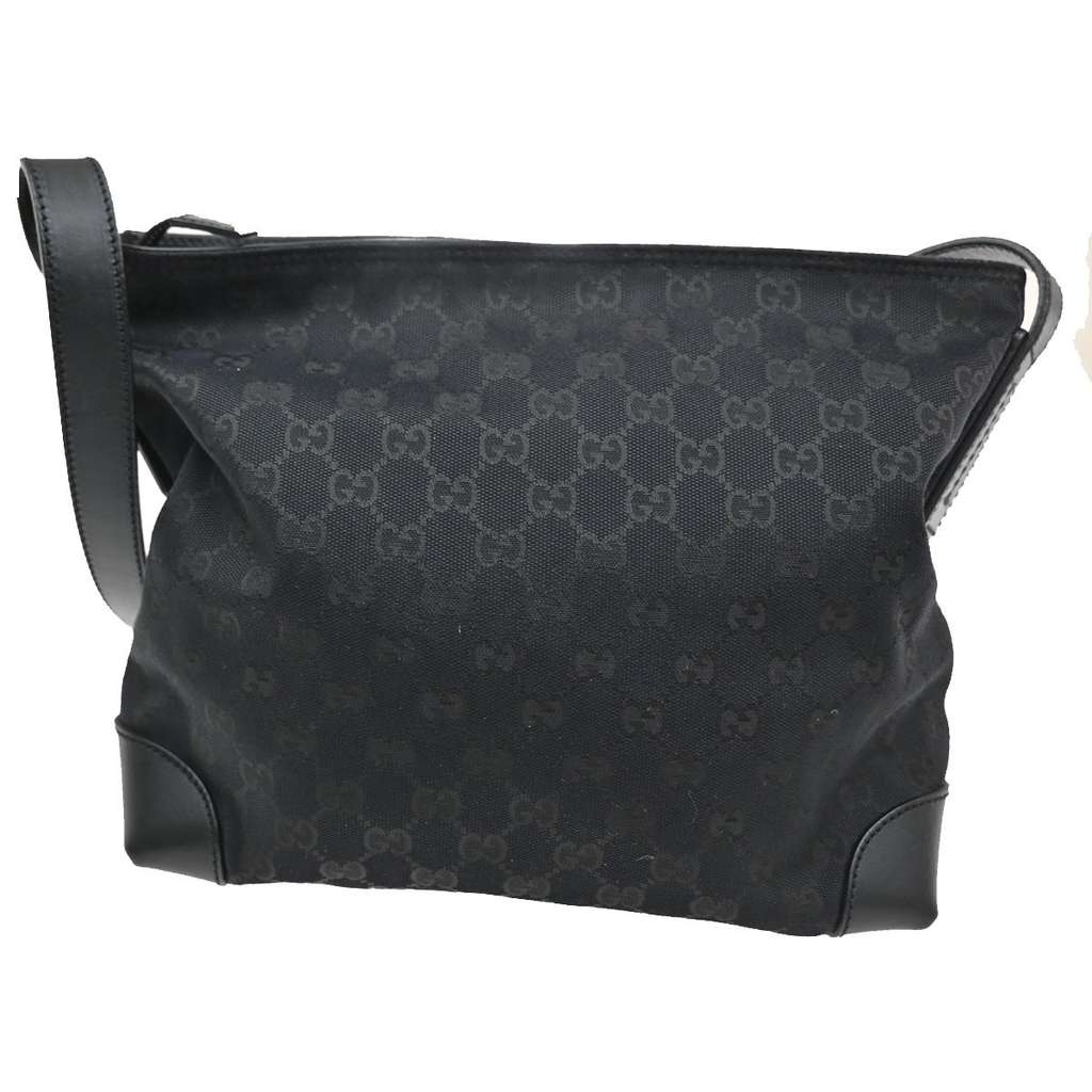 Gucci Original Messenger Black Canvas Good condition - Back View