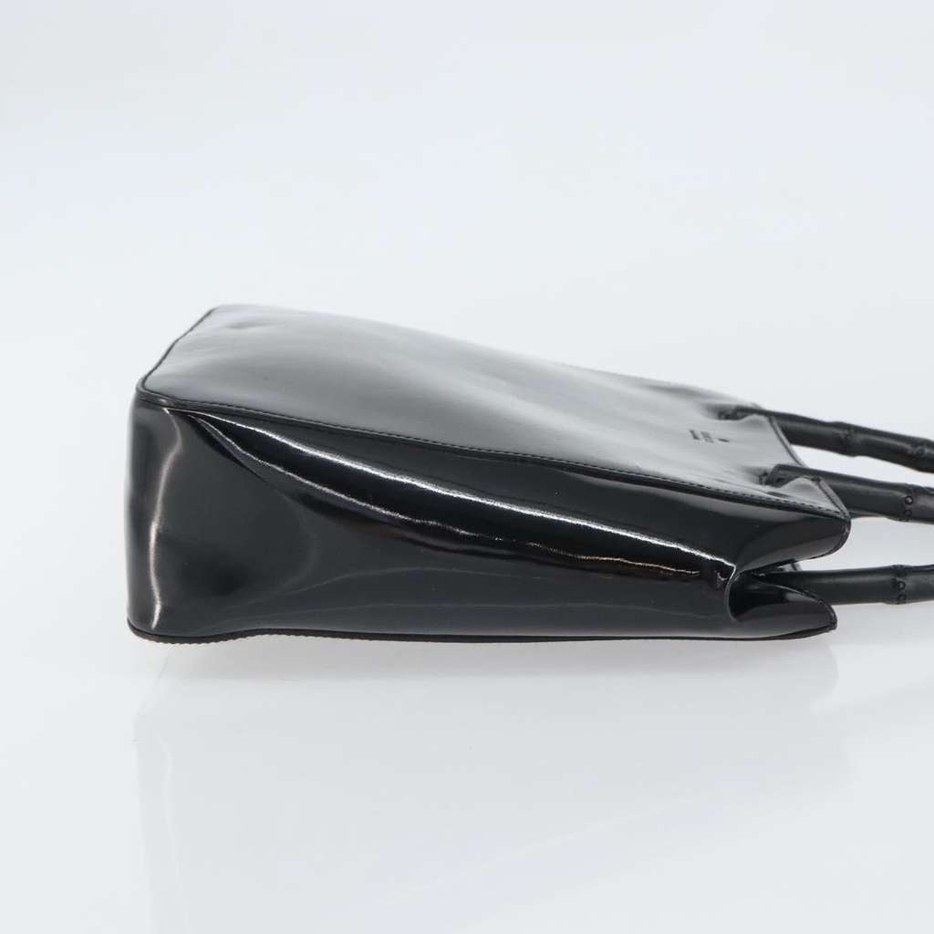 Gucci Vintage Bamboo Handle Bag Black Good condition - Inside View
