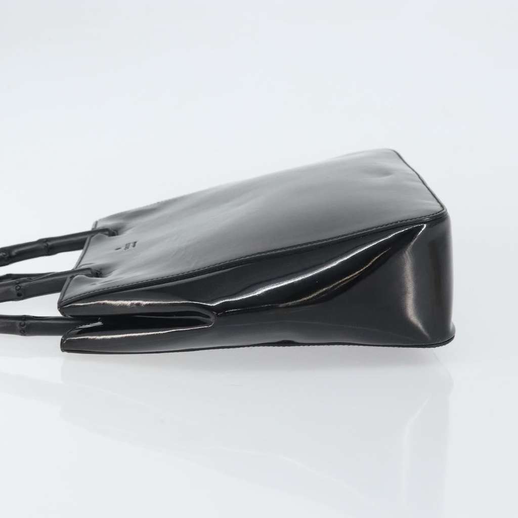 Gucci Vintage Bamboo Handle Bag Black Good condition - Model View