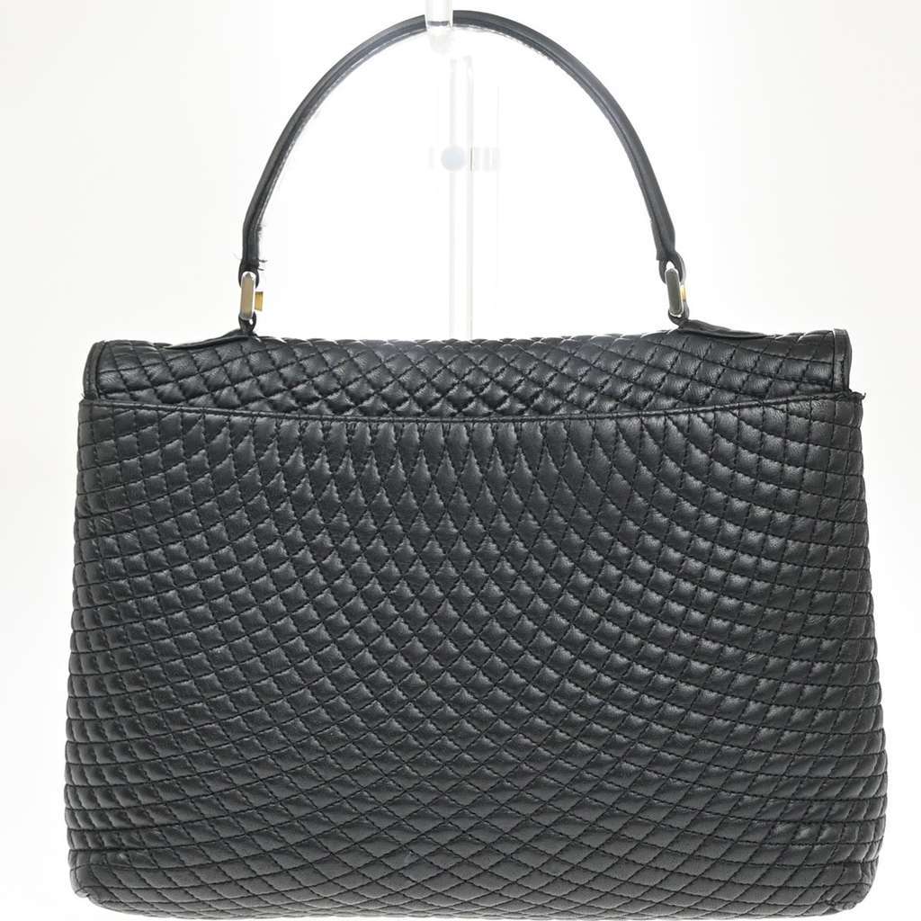 Bally Vintage Handbag Black Leather Good condition - Back View