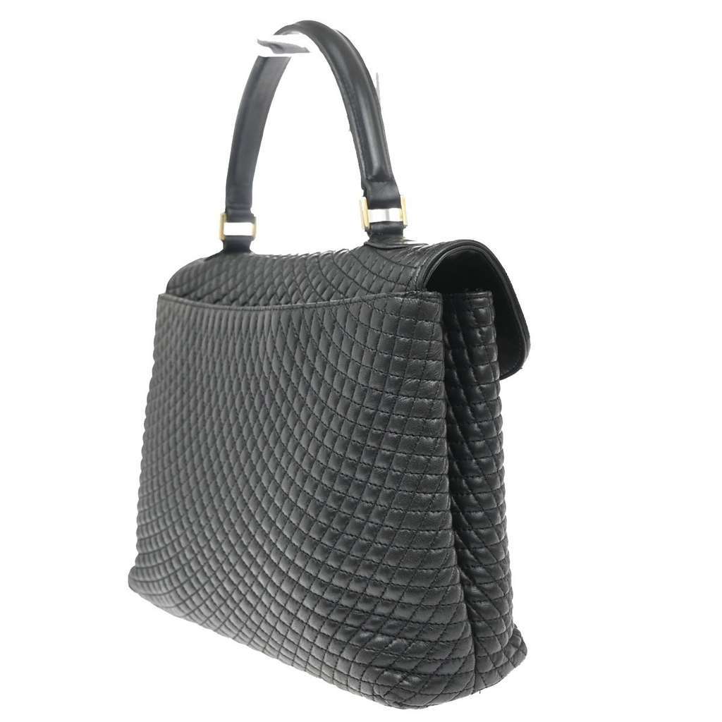 Bally Vintage Handbag Black Leather Good condition - Model View