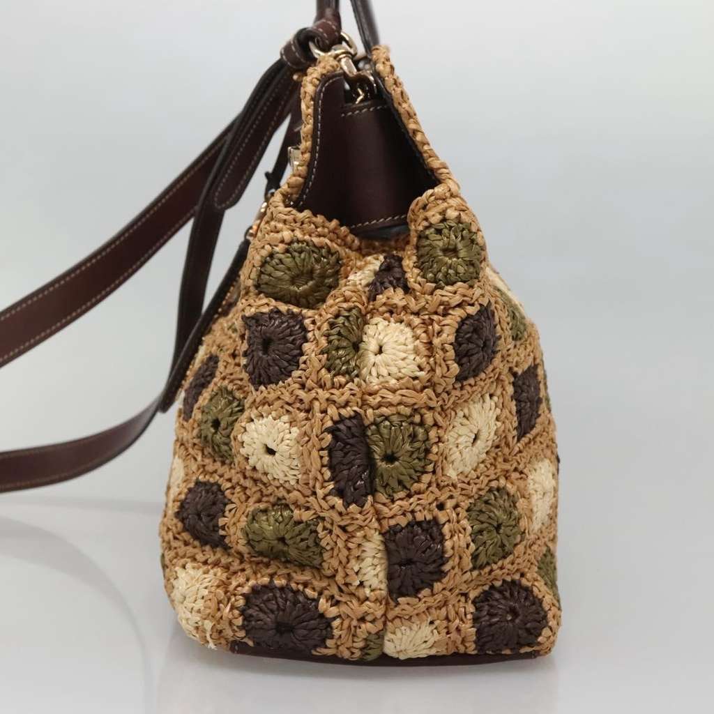 Salvatore Ferragamo Soft W Tote Brown Wood Good condition - Model View