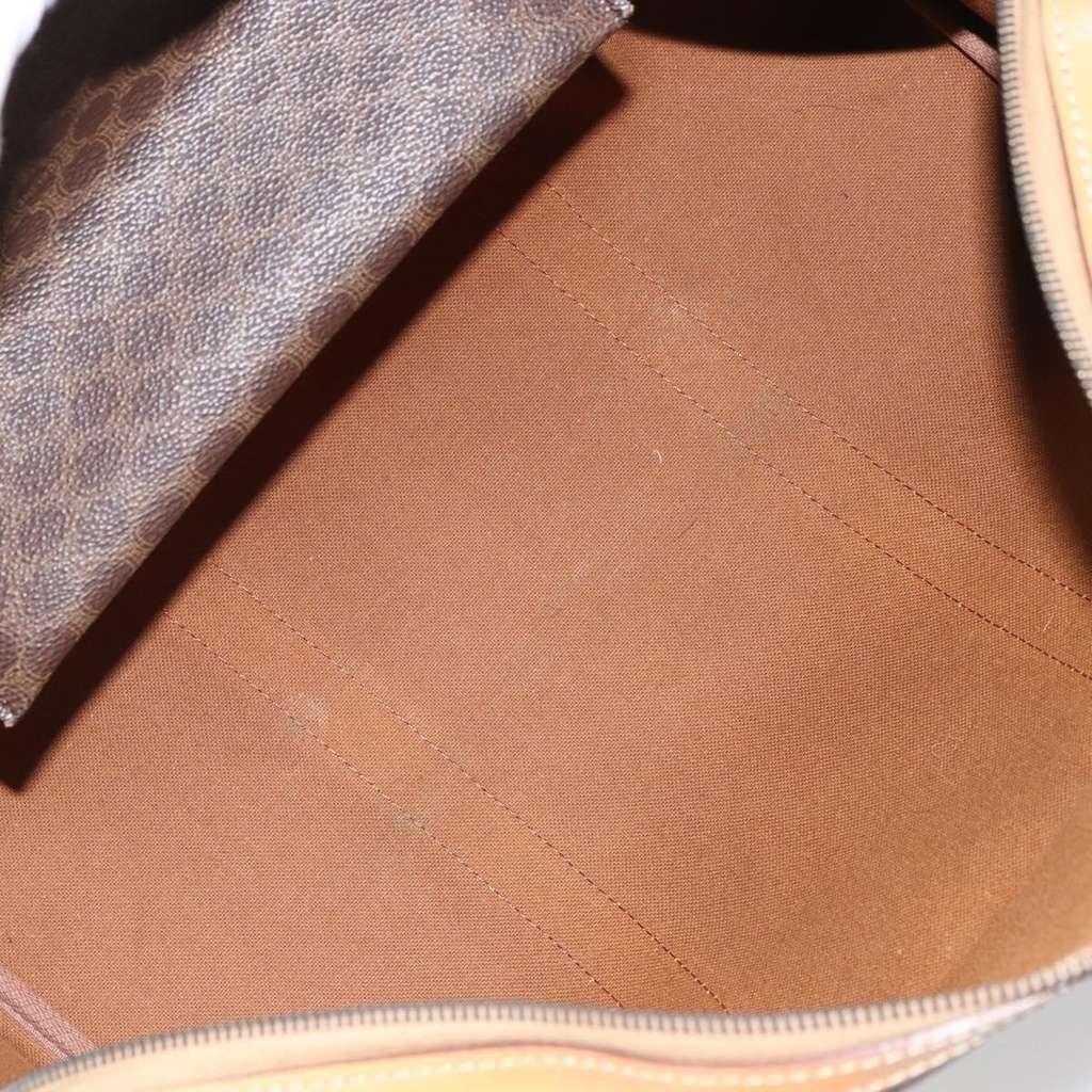 Celine Vintage Macadam Boston bag Brown Good condition - Box View