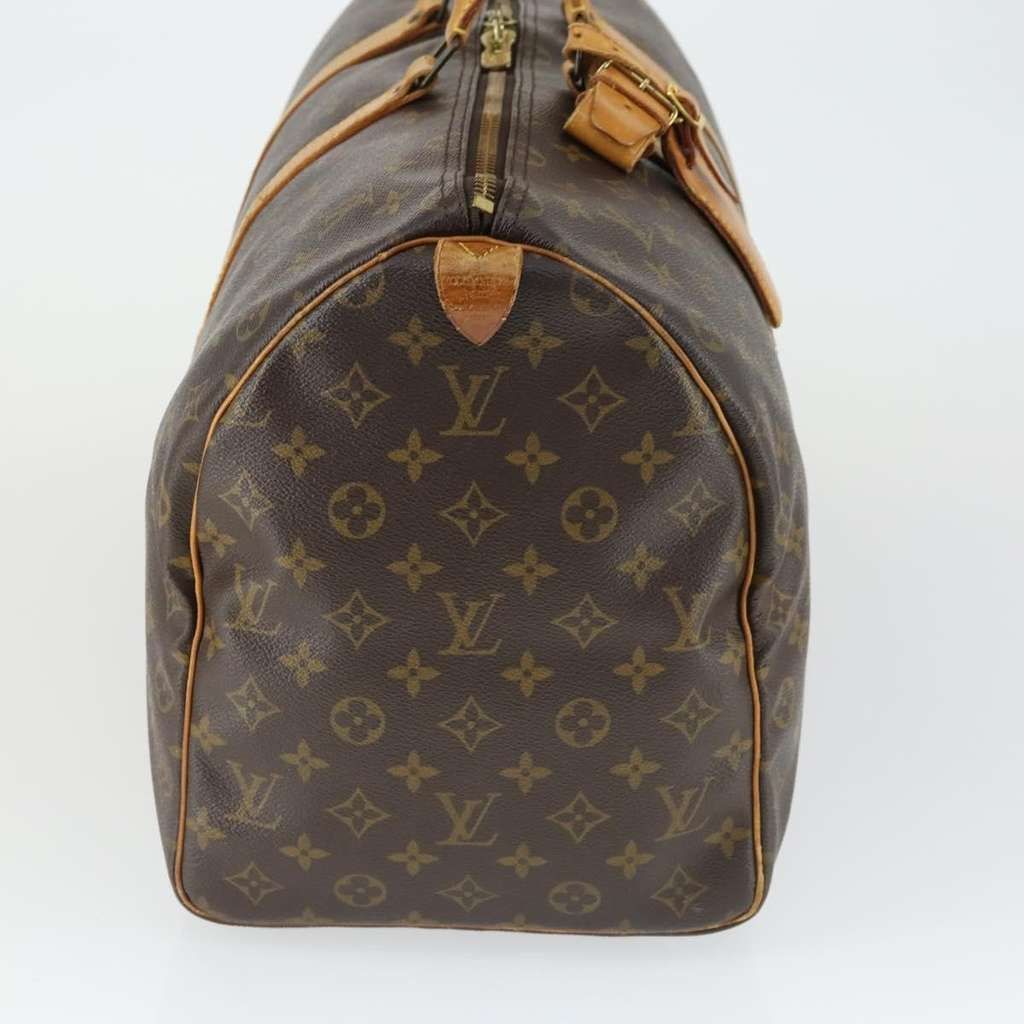 Louis Vuitton Keepall Bag Brown Canvas Fair condition - Box View