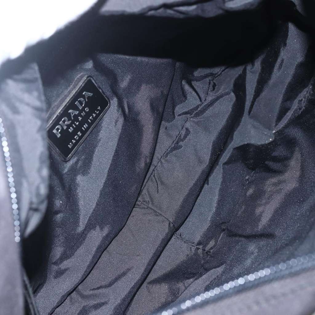 Prada Sport Zip Shoulder Bag Black Good condition - Box View
