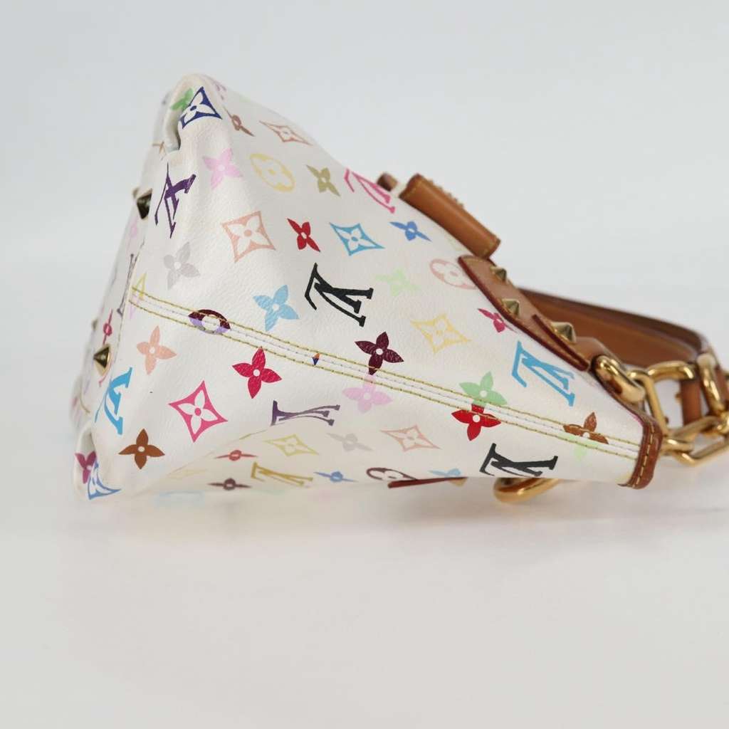 Louis Vuitton Annie Handbag White Canvas Good condition - Model View