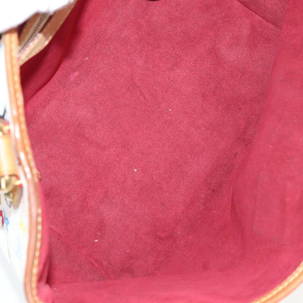 Louis Vuitton Annie Handbag White Canvas Good condition - Box View