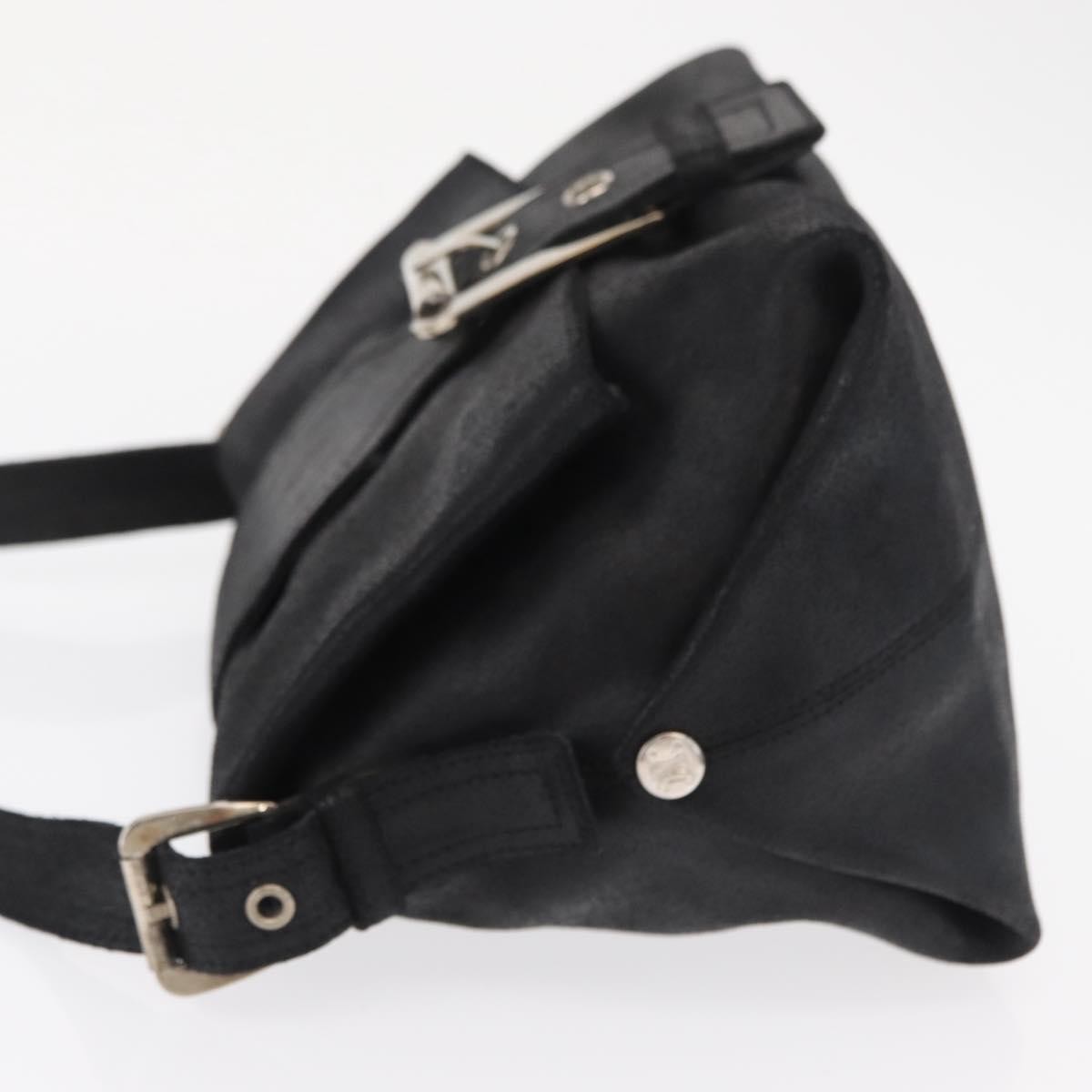 Celine Vintage Shoulder Bag Black Leather Good condition - Model View