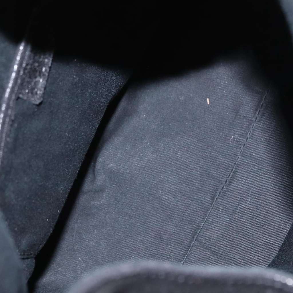 Celine Vintage Shoulder Bag Black Leather Good condition - Box View