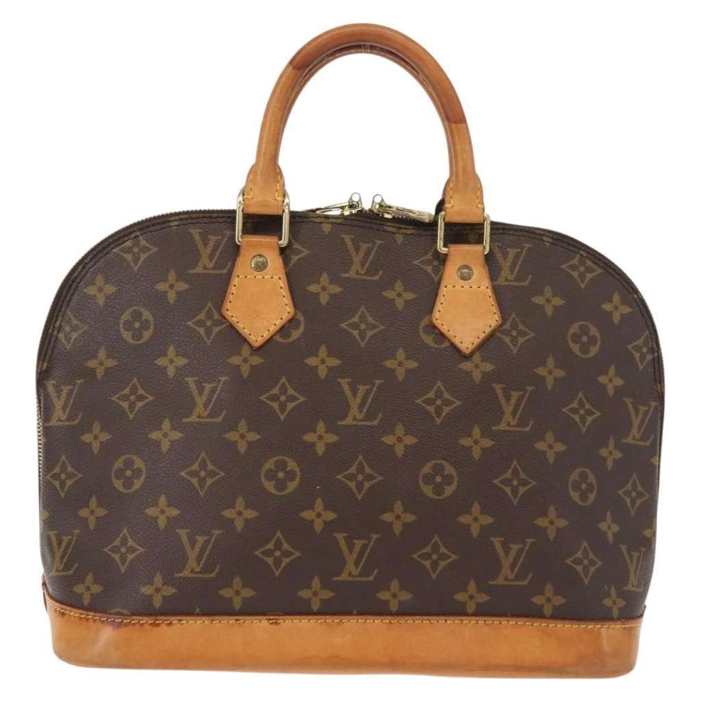 Louis Vuitton Alma Handbag Brown Canvas Good condition - Back View