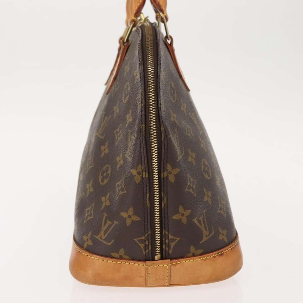 Louis Vuitton Alma Handbag Brown Canvas Good condition - Inside View