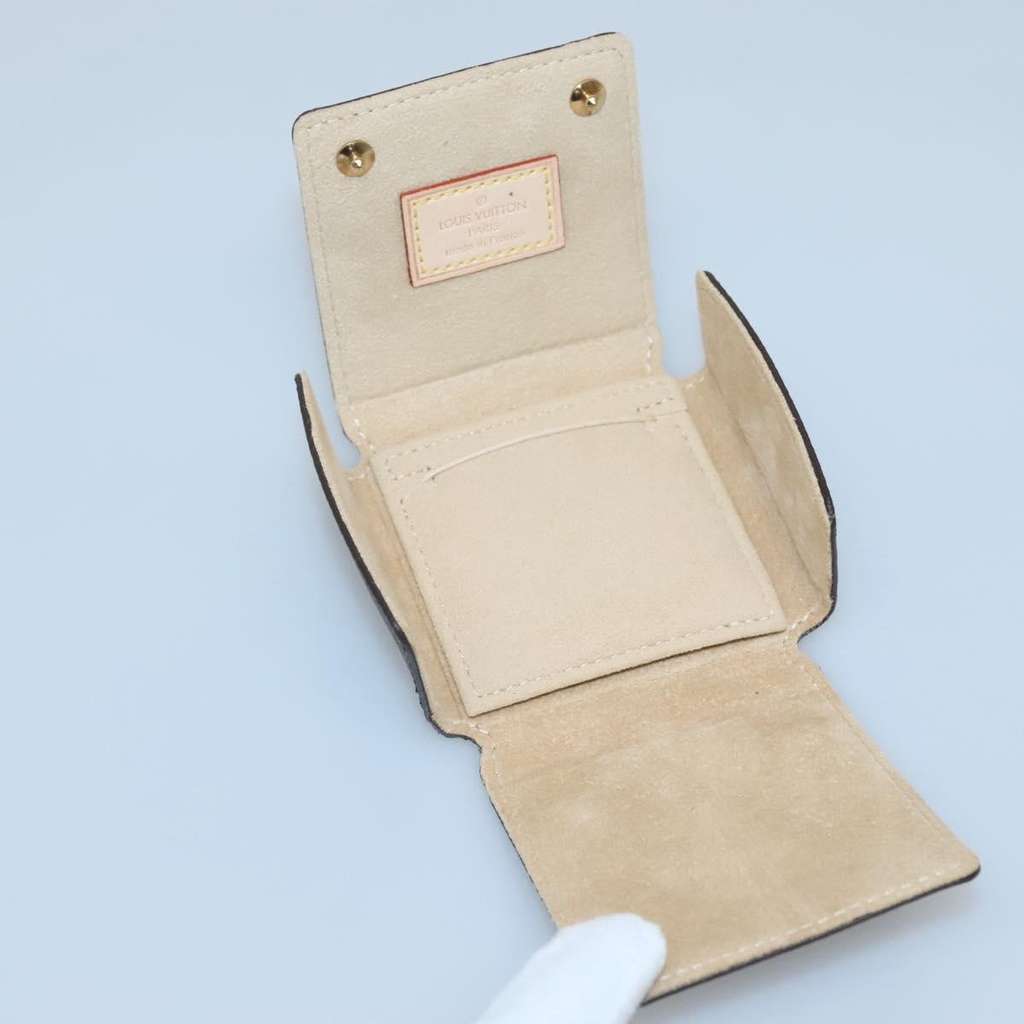 Louis Vuitton CASE JEWELRY BOX Brown Canvas Good condition - Box View