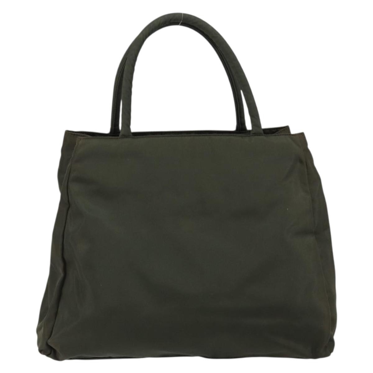 Prada Vintage Zip Tote Khaki Good condition - Back View