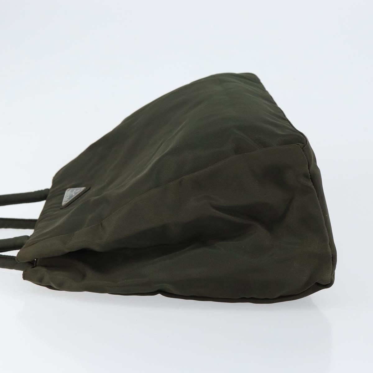 Prada Vintage Zip Tote Khaki Good condition - Model View