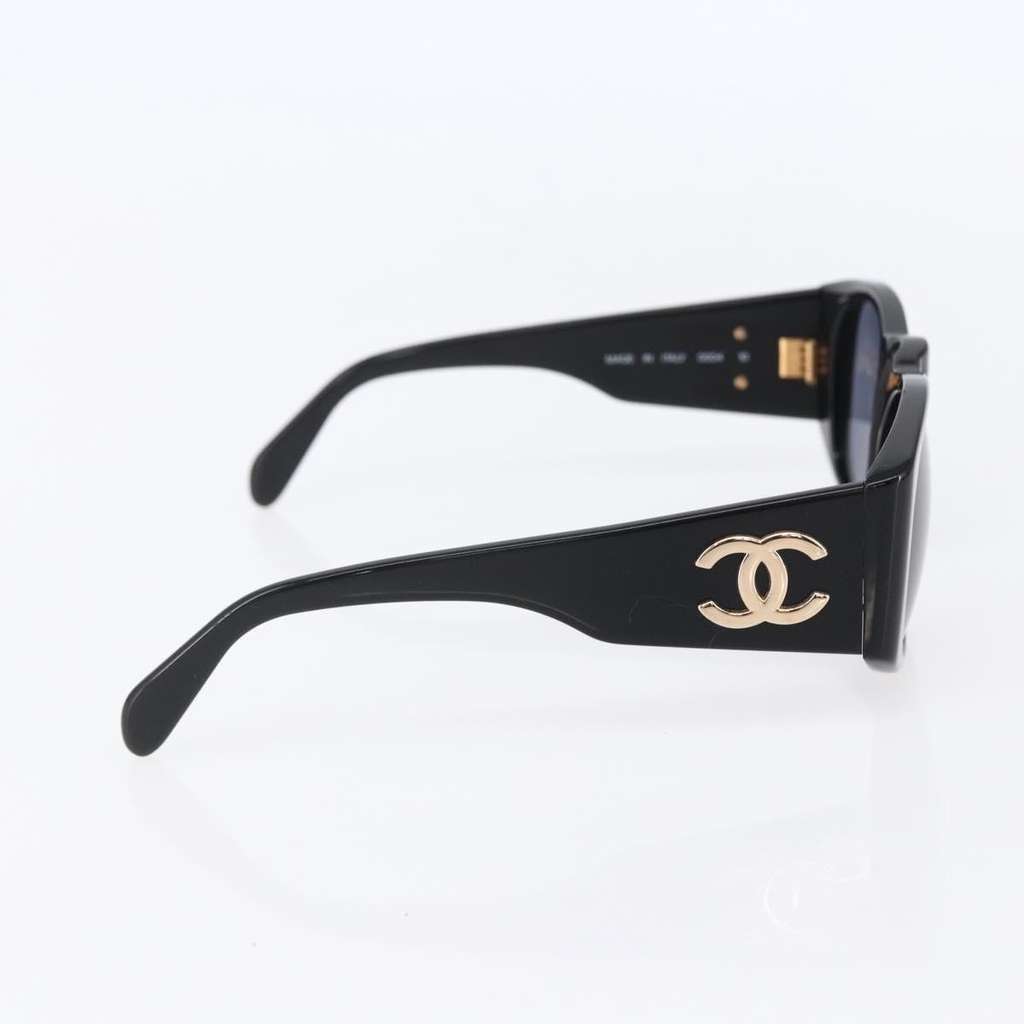 Chanel CHANEL Logo Sunglasses Eye Wear Black Plastic Good condition - Inside View