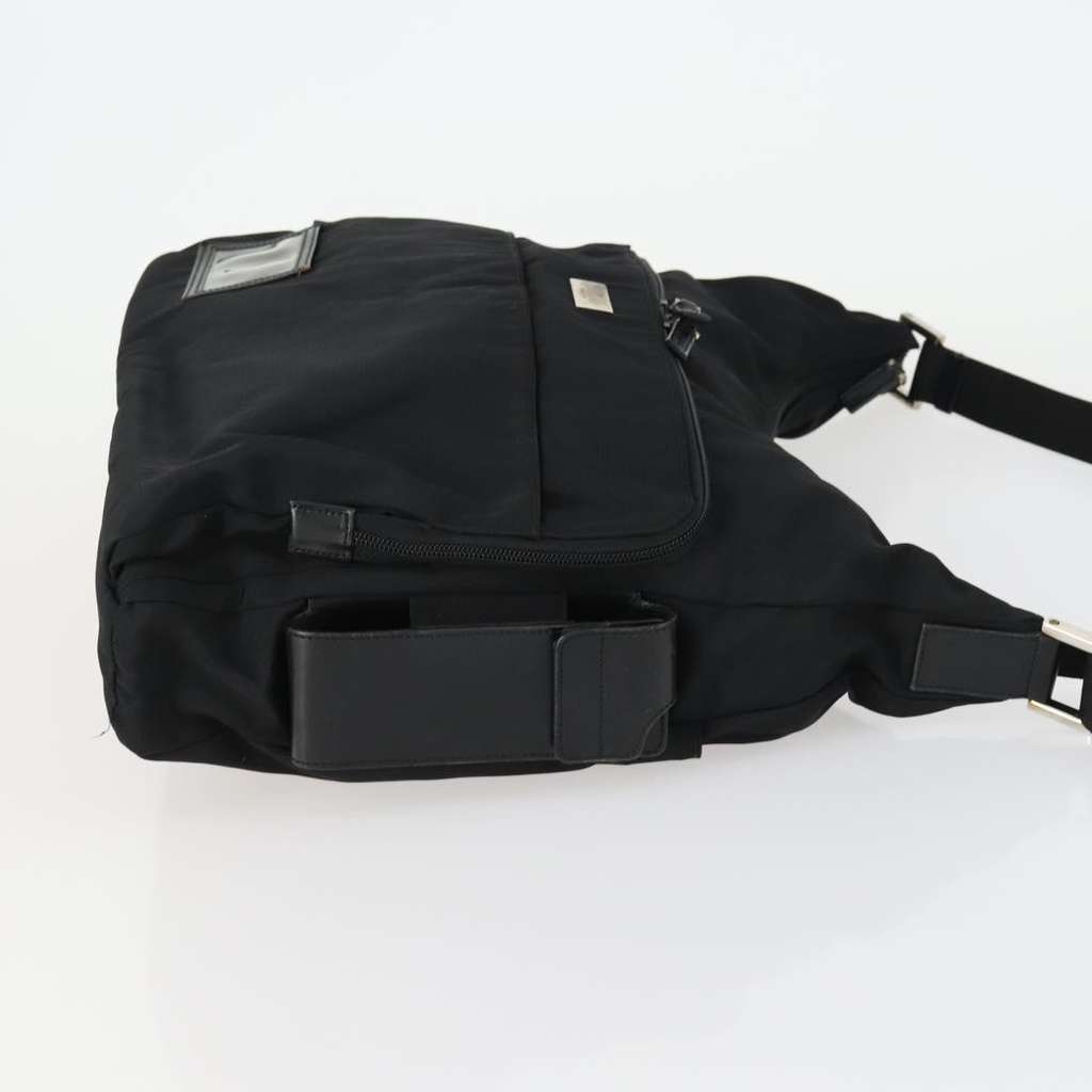 Prada Vintage Shoulder Bag Black Canvas Good condition - Inside View