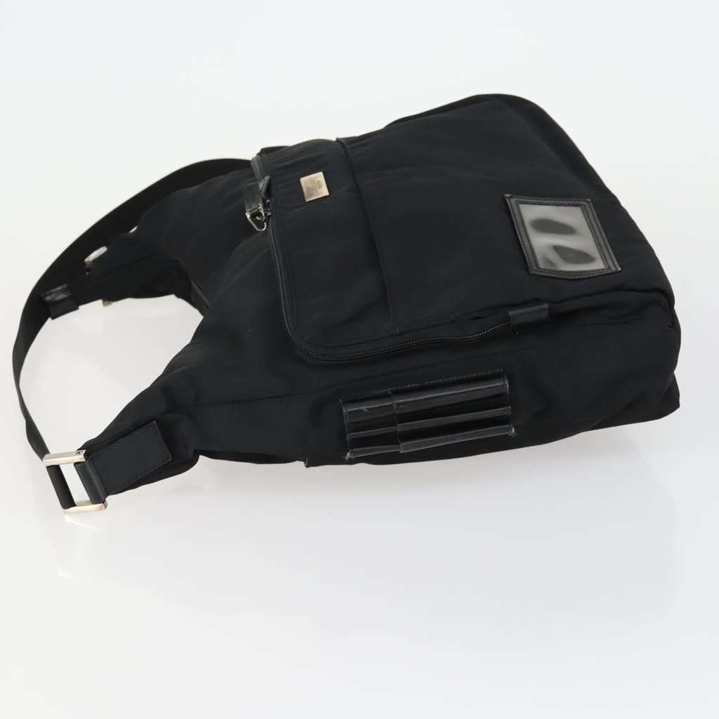 Prada Vintage Shoulder Bag Black Canvas Good condition - Model View