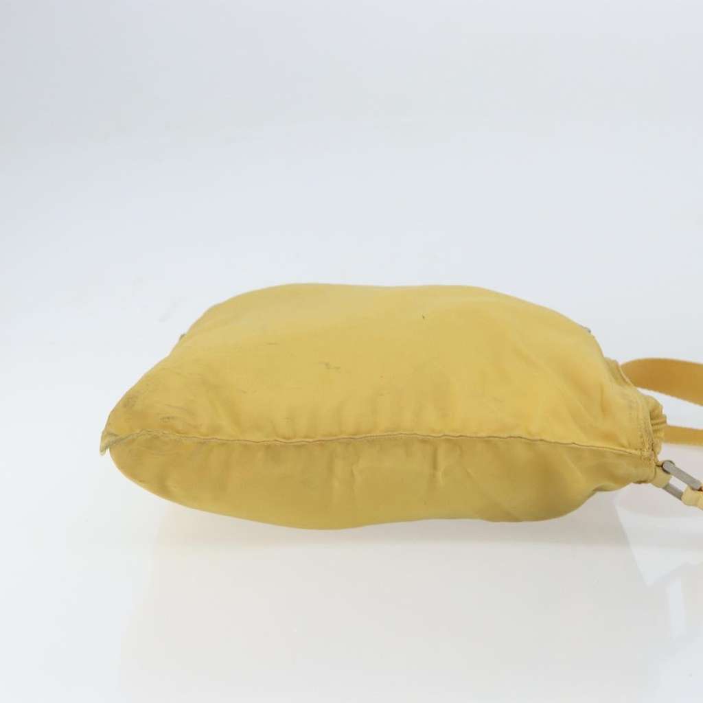 Prada Zip Top Messenger Bag Yellow Fair condition - Inside View