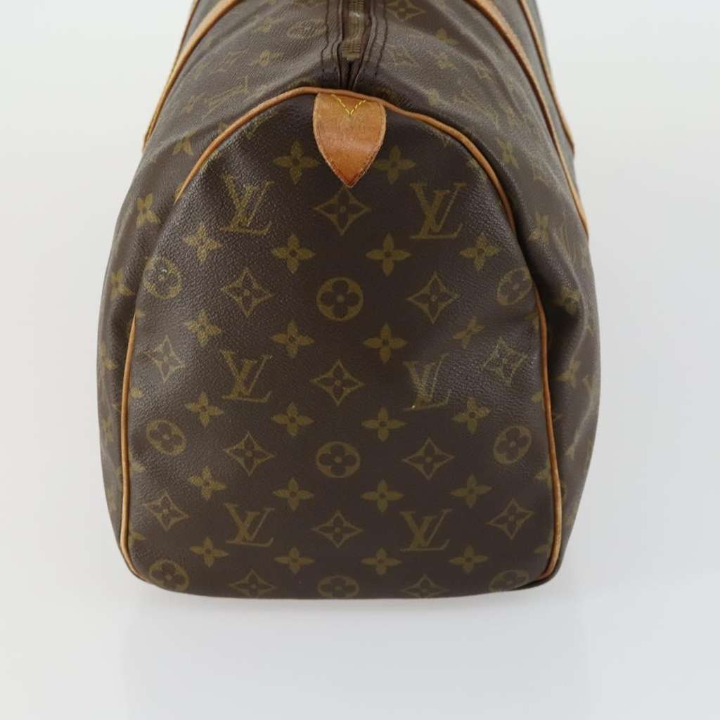Louis Vuitton Keepall Bag Brown Canvas Fair condition - Model View