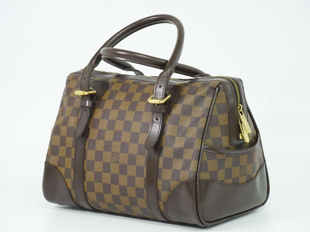 Louis Vuitton Berkeley Handbag Brown Canvas Good condition - Back View