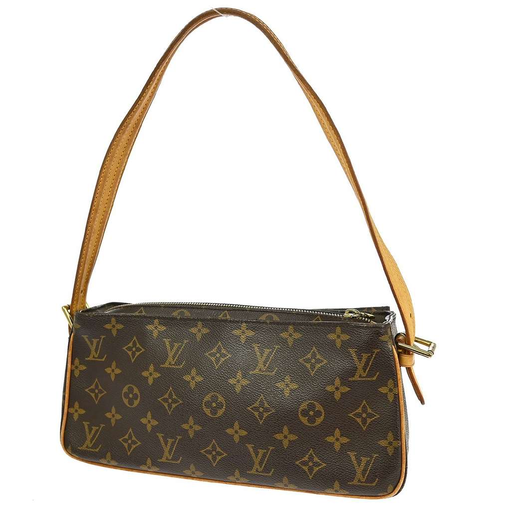 Louis Vuitton Viva Cite Handbag Brown Canvas Good condition - Back View