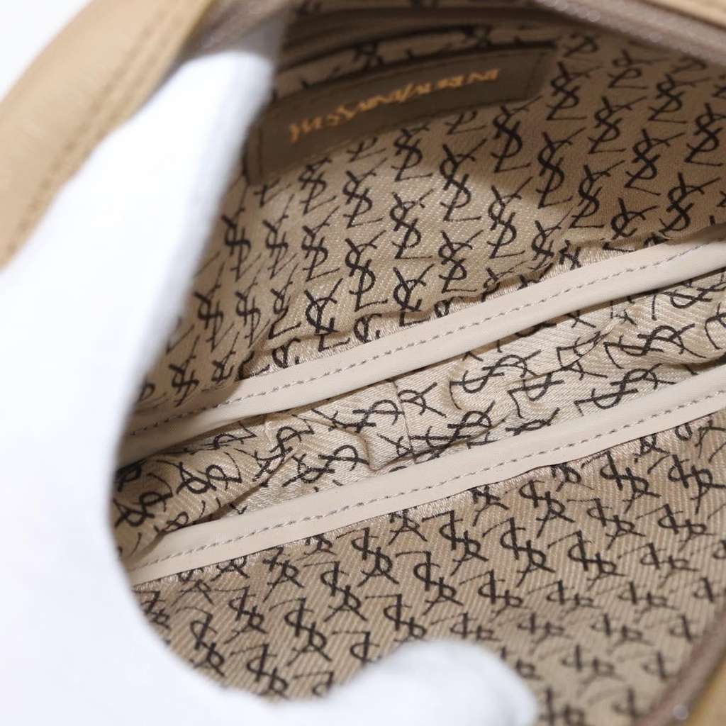 Saint Laurent Vintage Shoulder Bag Beige Good condition - Box View
