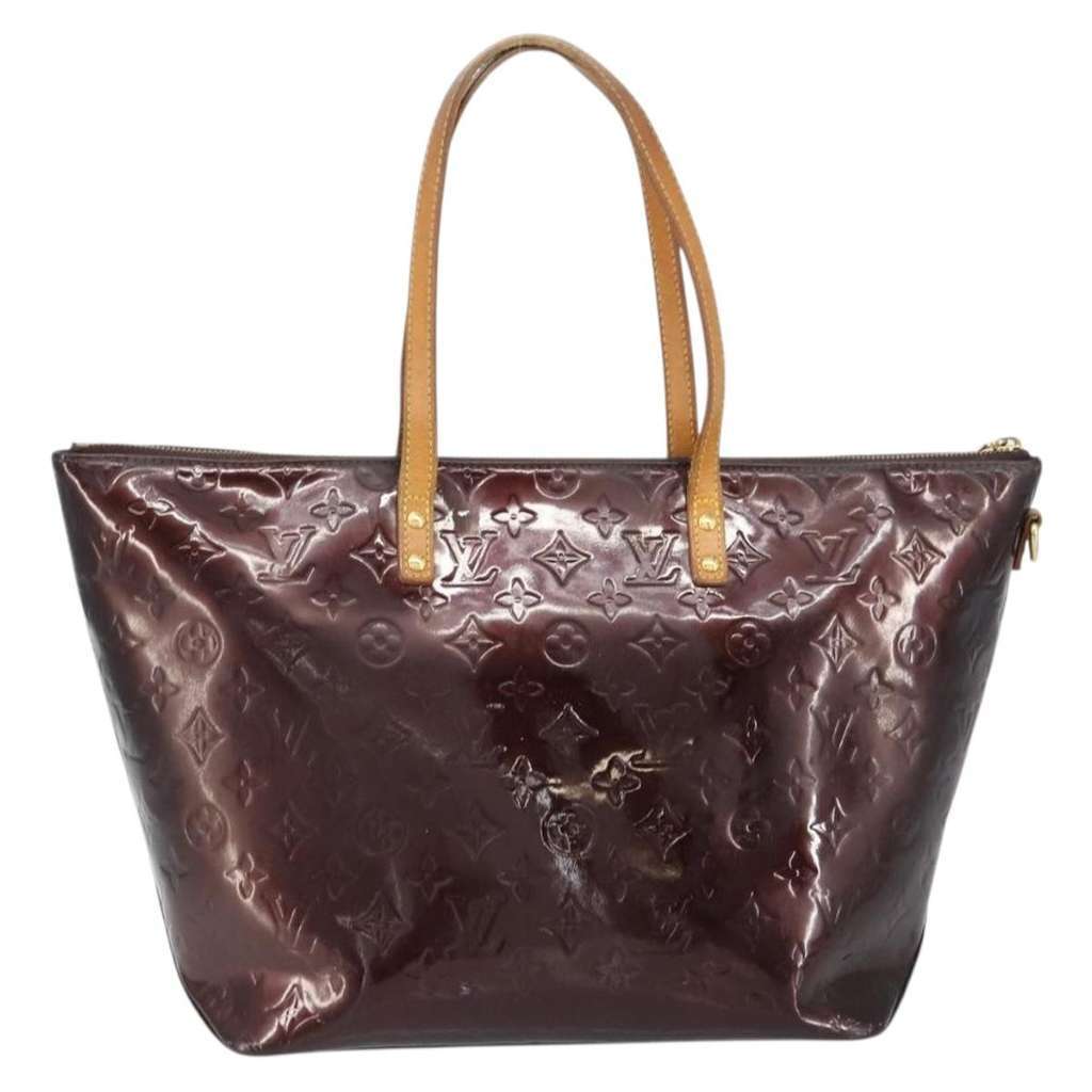 Louis Vuitton Bellevue Handbag Purple Fair condition - Back View