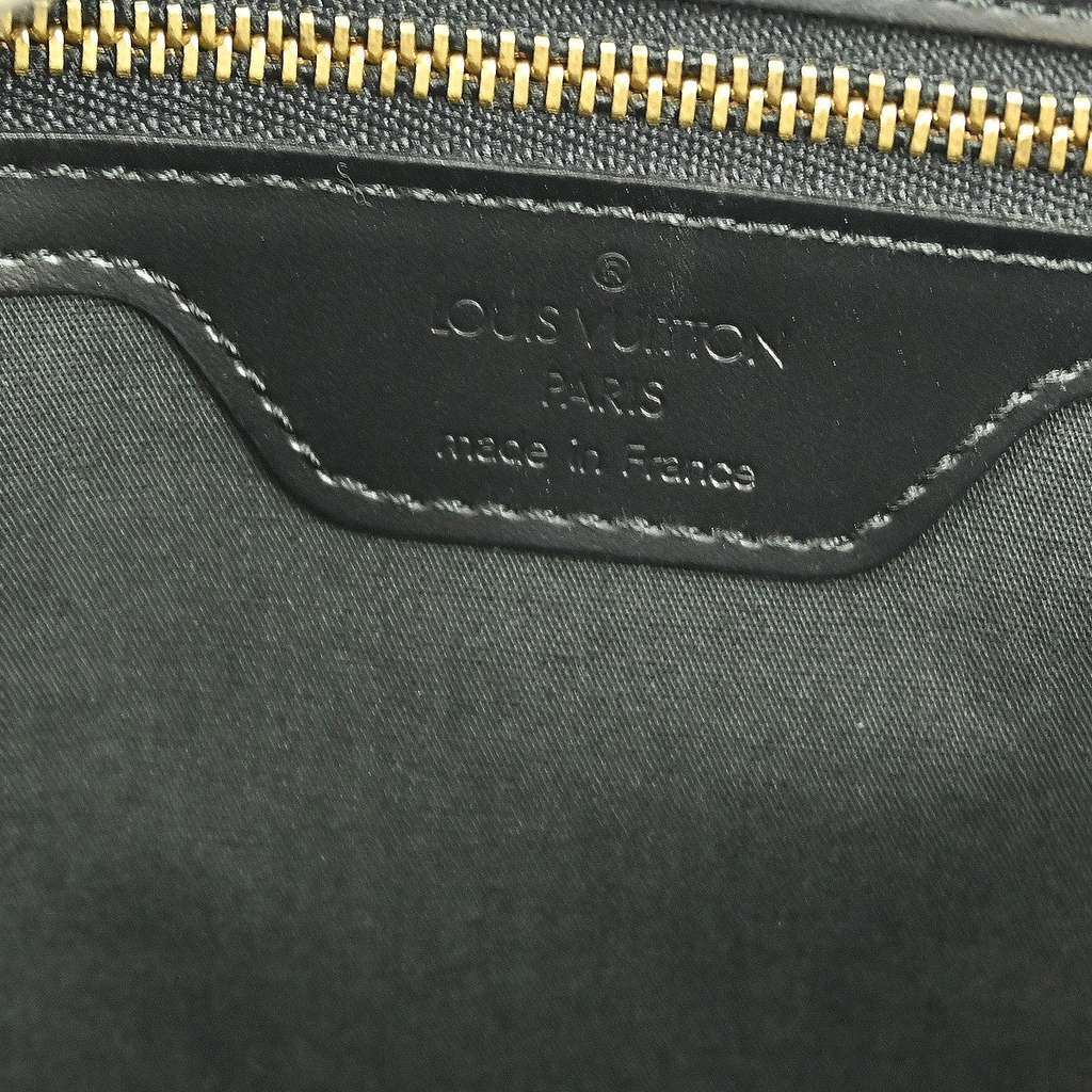 Louis Vuitton Saint Tropez Handbag Black Leather Good condition - Model View