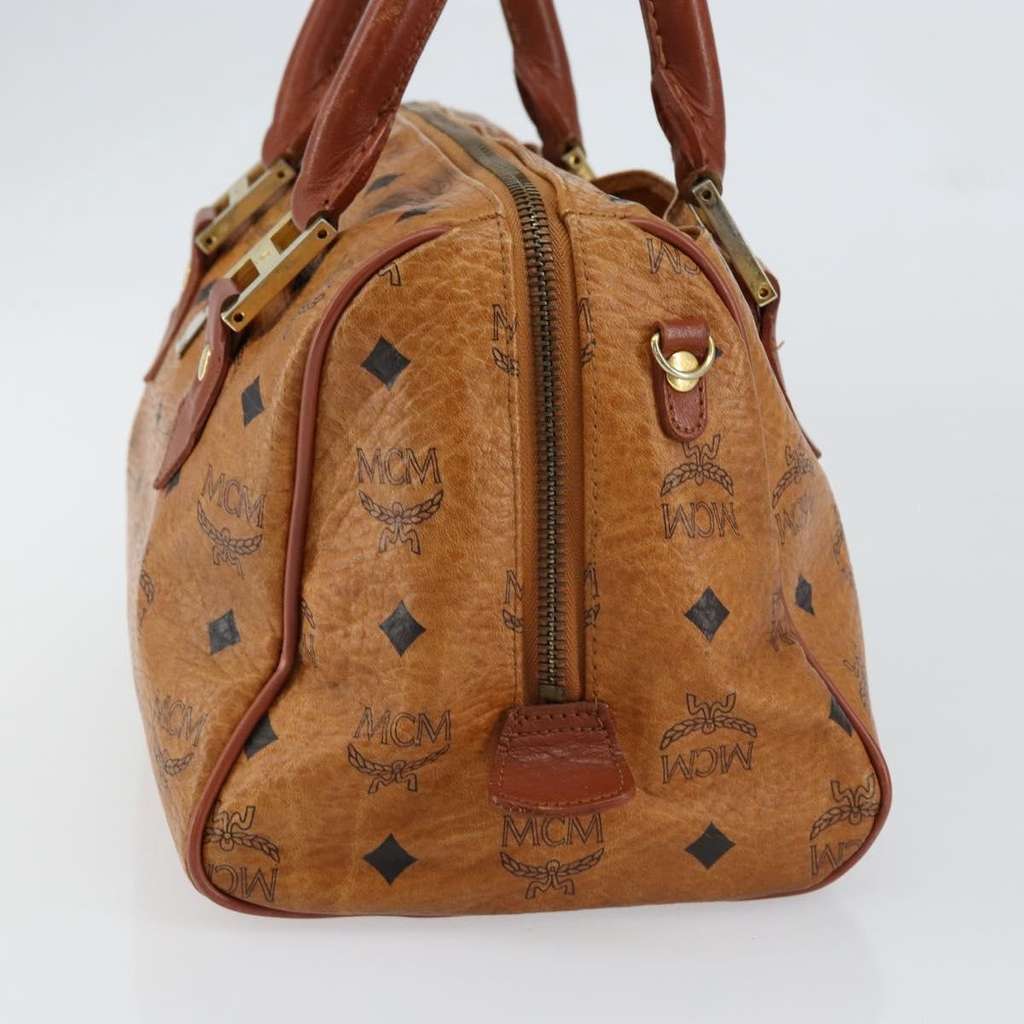 Mcm Visetos logogramme Handbag Brown Canvas Good condition - Model View
