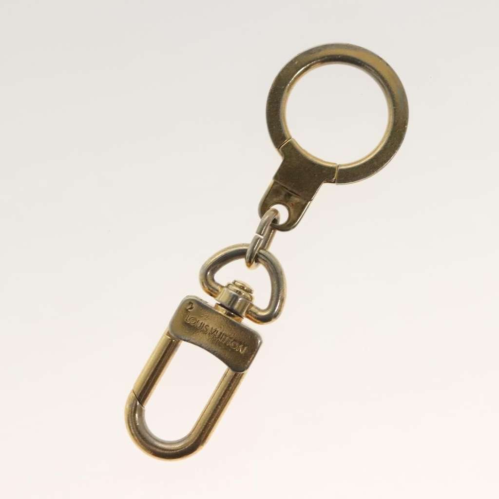 Louis Vuitton Bolt Pochette Extender Keychain Gold Metal Good condition - Back View