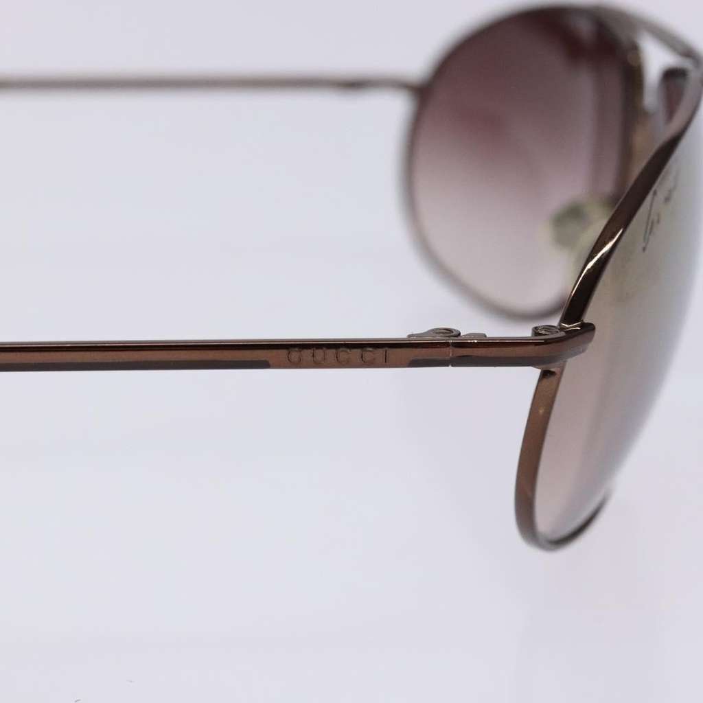 Gucci Eyewear Brown Metal Good condition - Box View