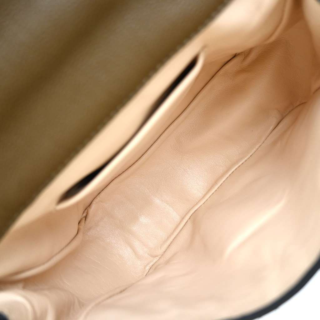 Chloe Elsie Chain Shoulder Bag Beige Leather Good condition - Box View