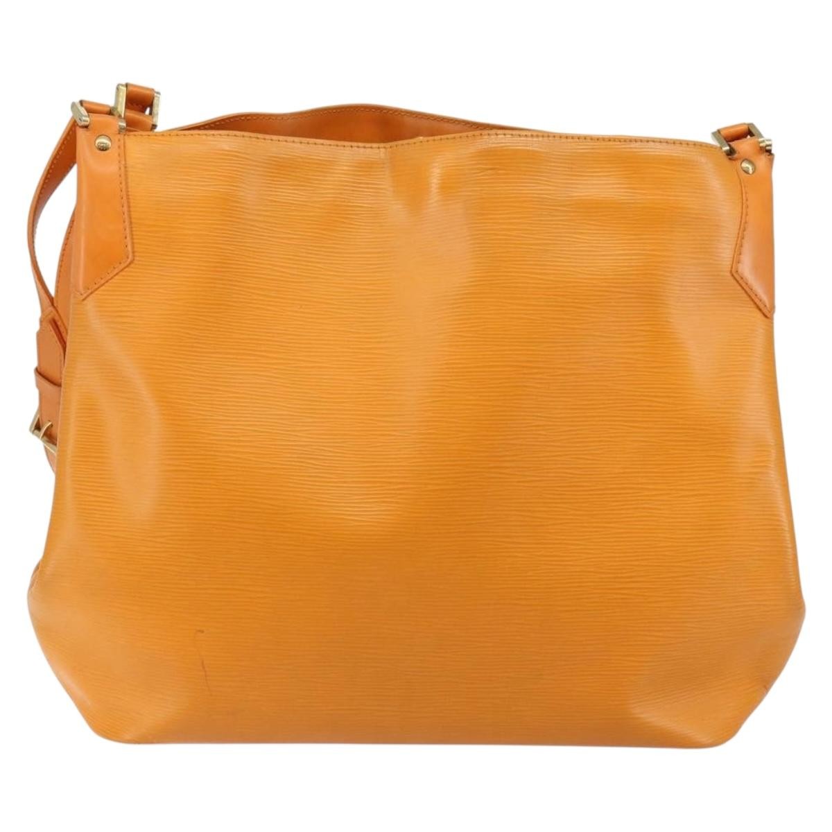 Louis Vuitton Mandara Handbag Orange Leather Good condition - Back View