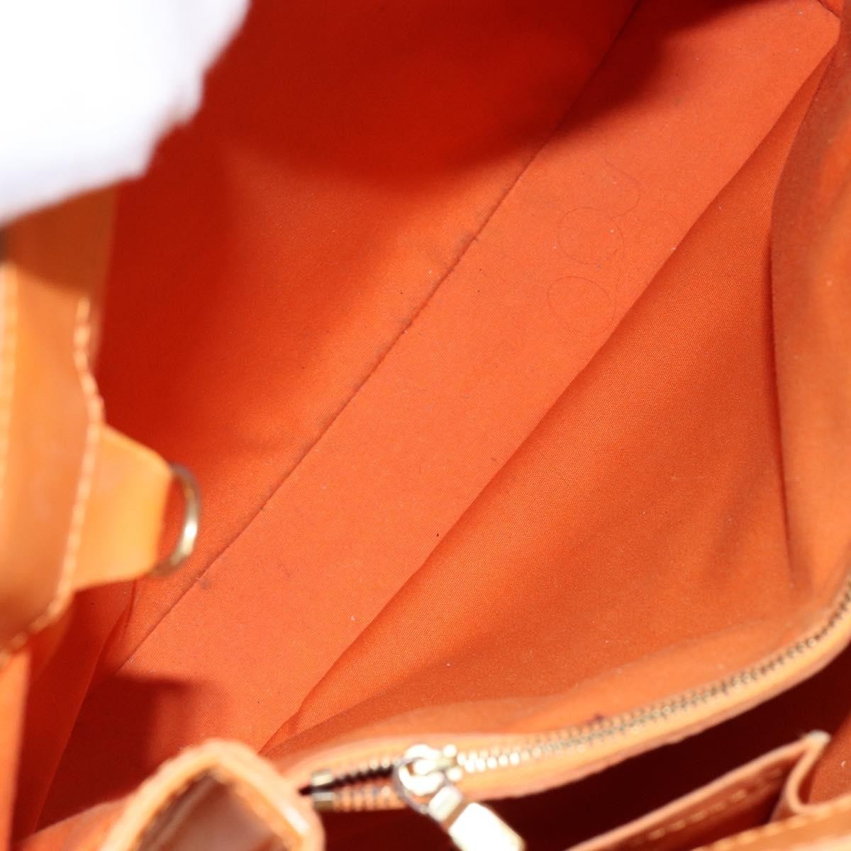 Louis Vuitton Mandara Handbag Orange Leather Good condition - Box View