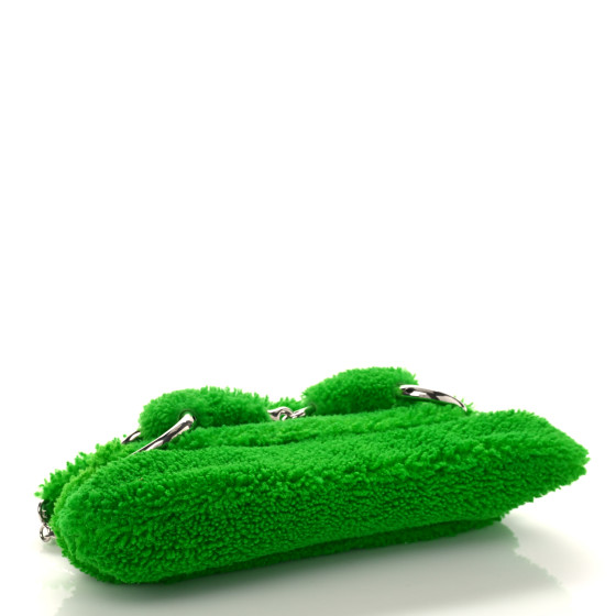 Gucci Horsebit Chain Clutch Green Cotton Very good condition - Inside View