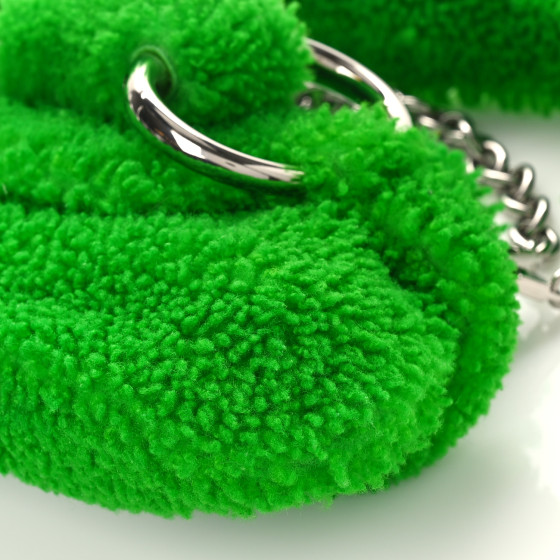 Gucci Horsebit Chain Clutch Green Cotton Very good condition - Model View