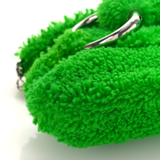 Gucci Horsebit Chain Clutch Green Cotton Very good condition - Box View