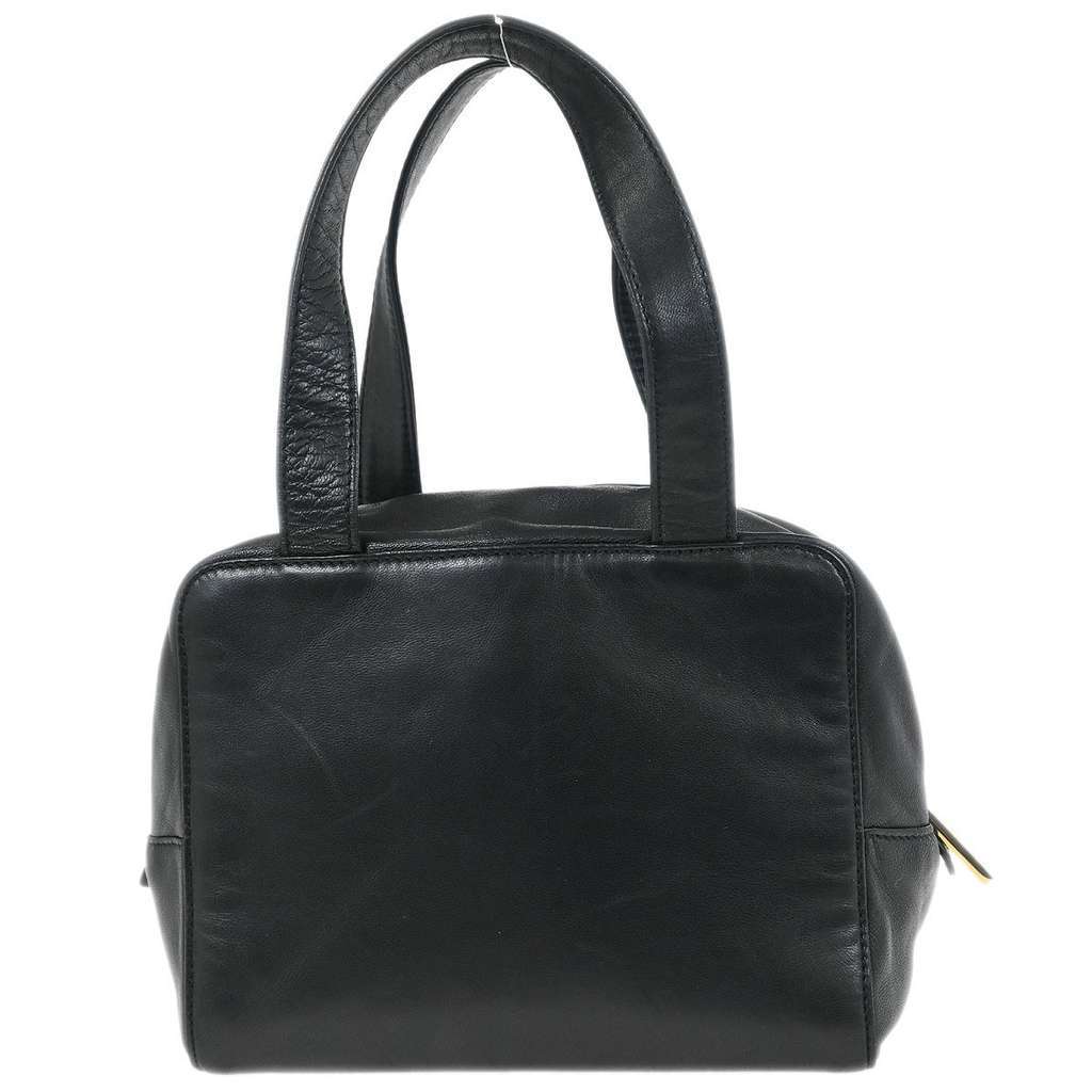Loewe Anagram handbag Black Leather Good condition - Back View