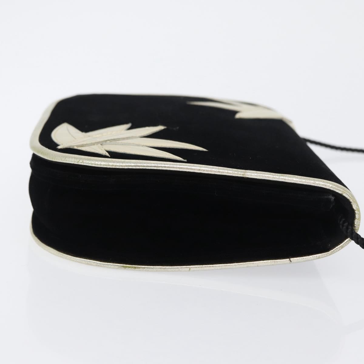 Saint Laurent Vintage Flap Crossbody Bag Black Velvet Good condition - Inside View