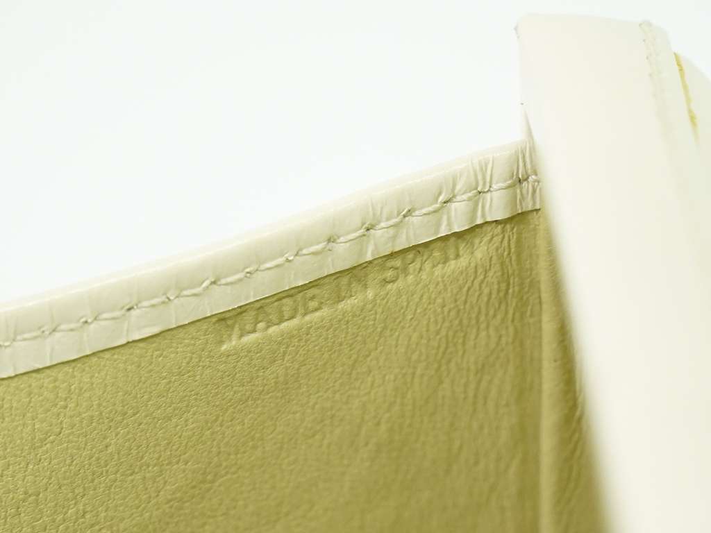 Loewe Anagram handbag White Leather Good condition - Box View