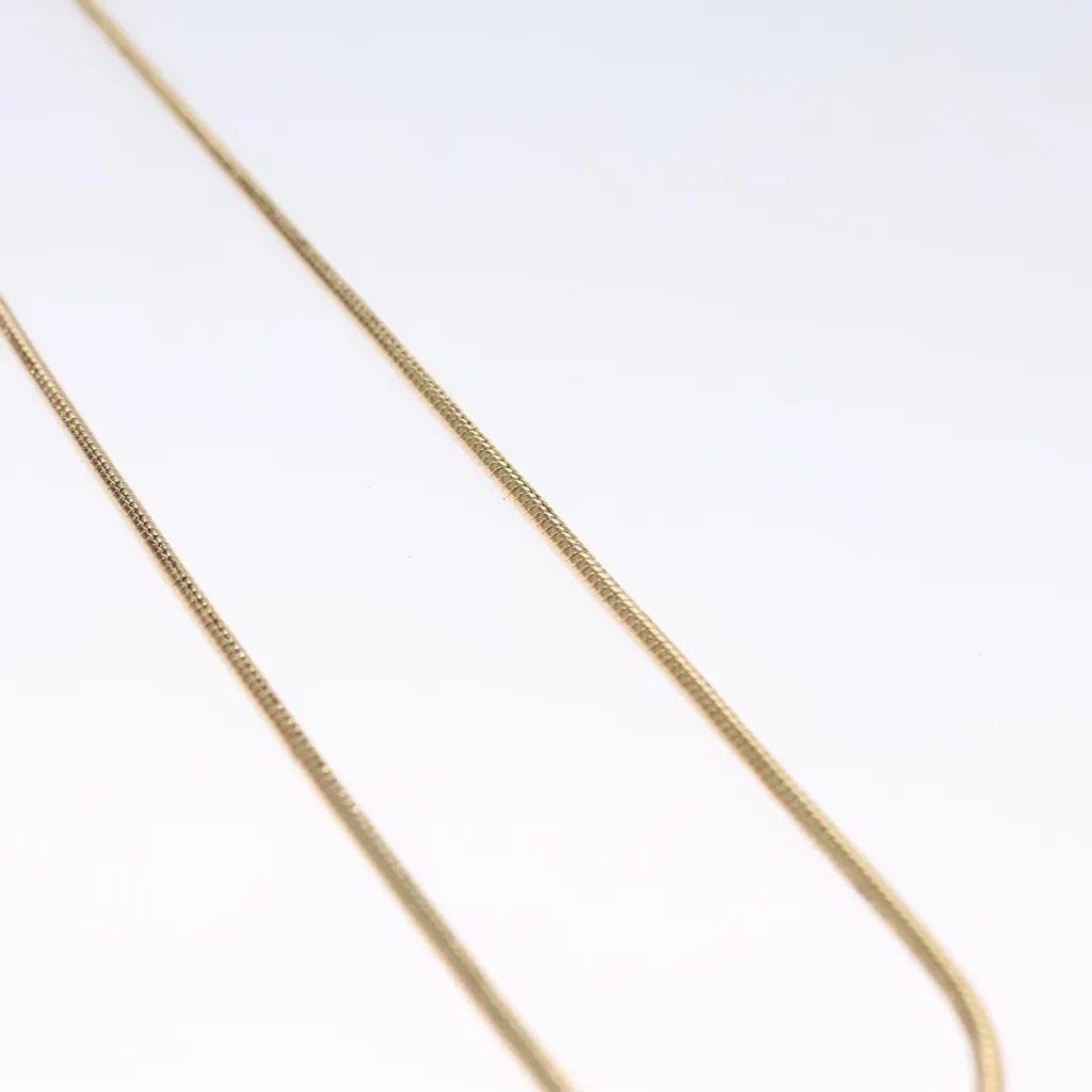 Dior Logo Pendant Necklace Gold Metal Good - Box View