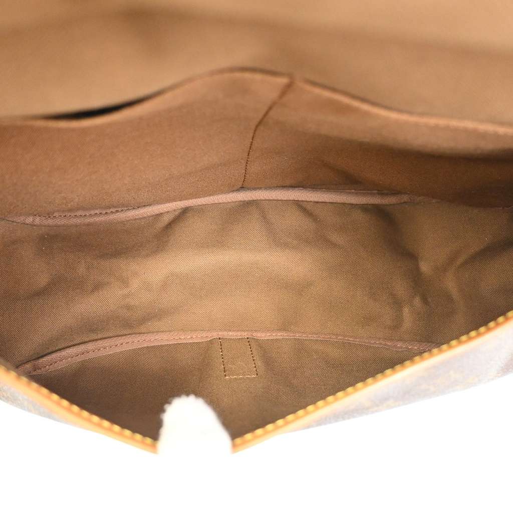 Louis Vuitton Saumur Handbag Brown Canvas Good condition - Box View